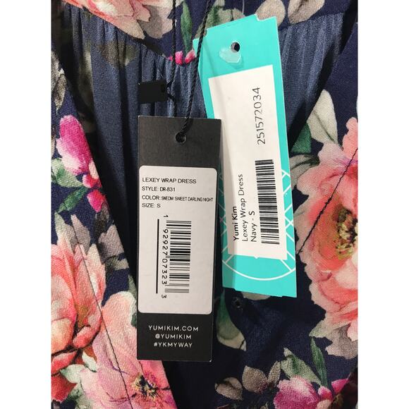 New Yumi Kim Lexey Wrap Dress Sweet Darling Sleeve Summer Wedding Guest Vacation - Picture 4 of 12